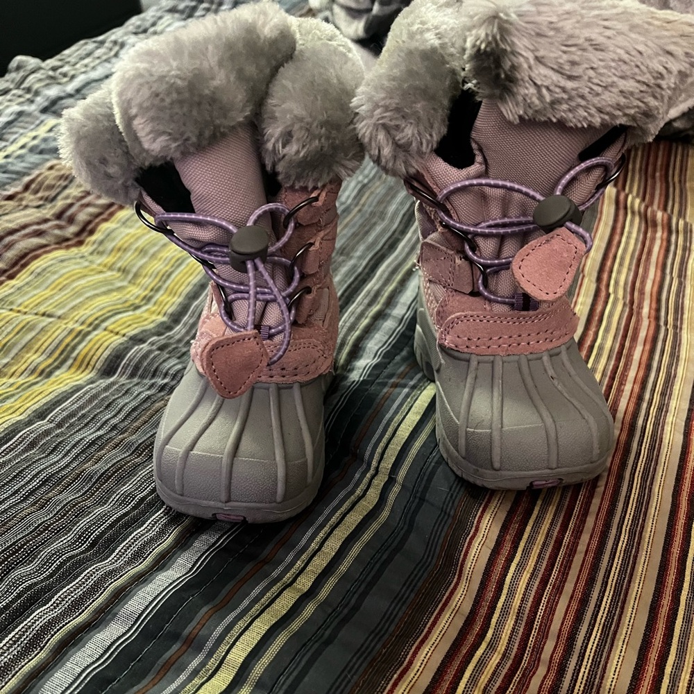 Toddler girl snow boots